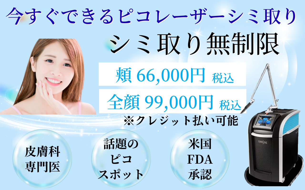 シミ取り無制限
